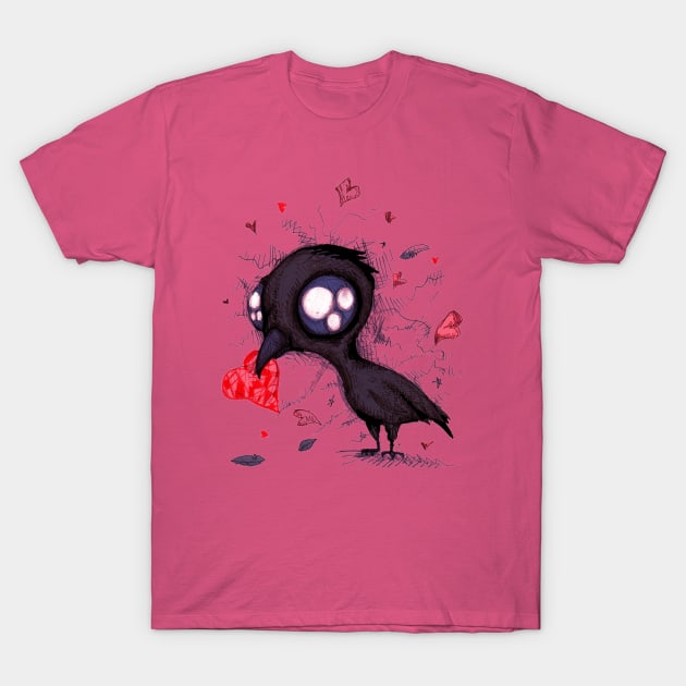 Baby Crow T-Shirt by LVBart